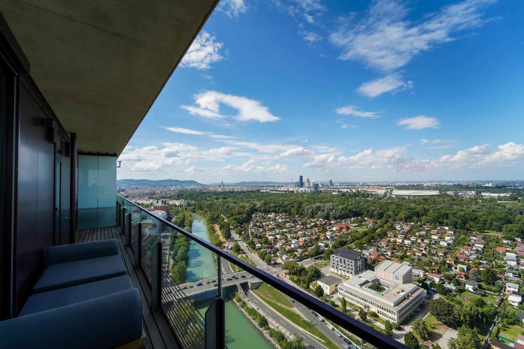 Triiiple 7Heaven - Amazing View On Top Floor With Rooftop Pool Wien Exterior foto